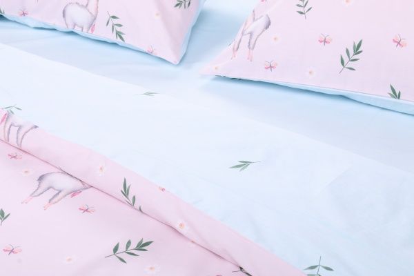 Комплект постельного белья Lama двуспальный разноцветный принт La Nuit 