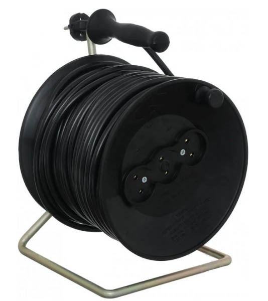 Удлинитель ОТК без заземления 3 гн. черный 40 м В-40-2х2,5