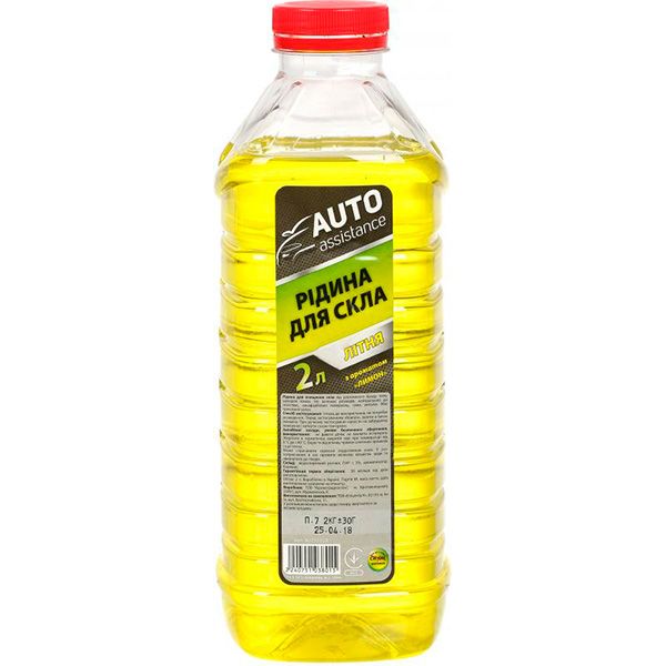 Омивач скла Auto Assistance лимонний літо 2л 