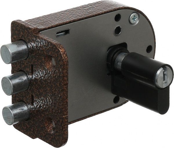 Дверний замок вхідний Аріко ЗН-3 коричневий