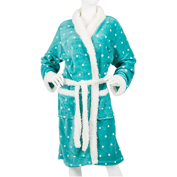 Халат жіночий блакитний 105 см