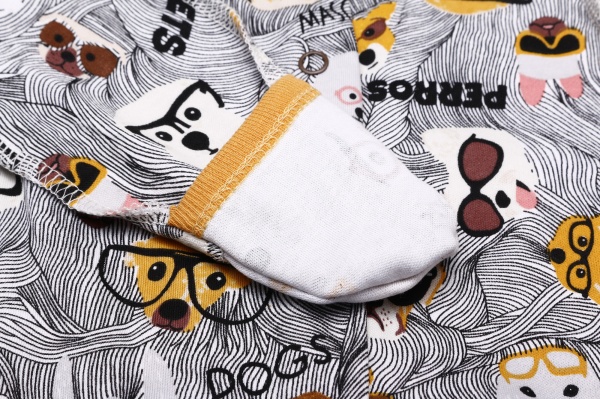 Боди унисекс Маленькие люди собачки р.62 разноцветный 