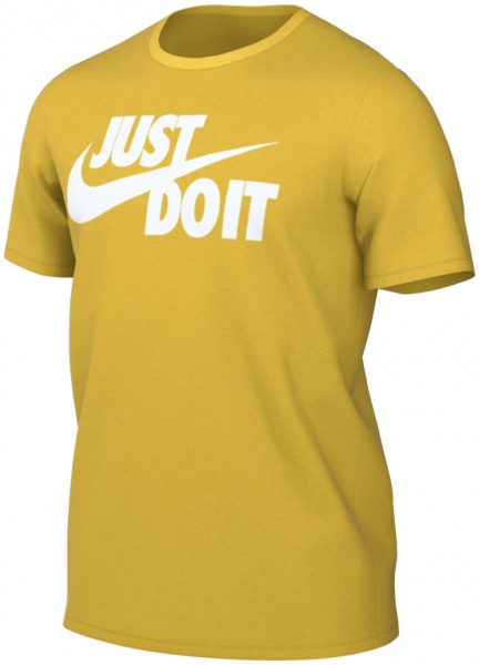 Футболка Nike M NSW TEE JUST DO IT SWOOSH AR5006-709 р.2XL жовтий