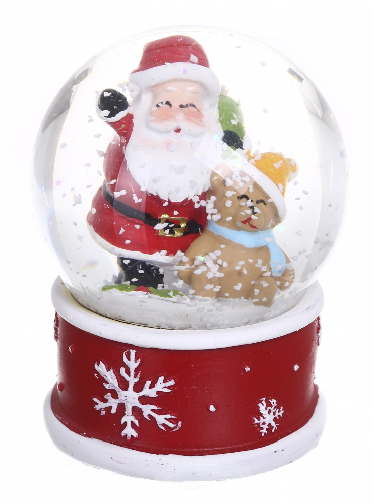 Шар новогодний Санта с помощником в ассортименте ZY22558/ZY22559