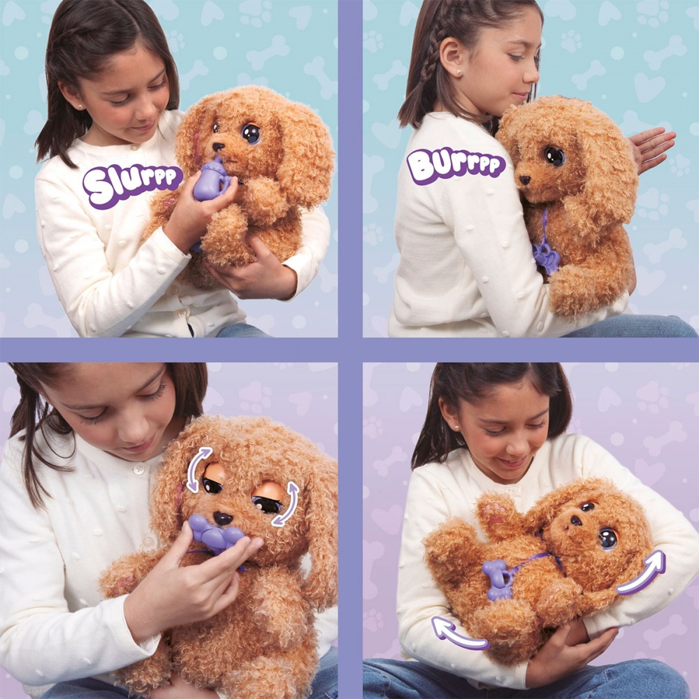 Іграшка інтерактивна Baby Paws Грайливе цуценя лабрадудля 25 см бежевий 921153IM