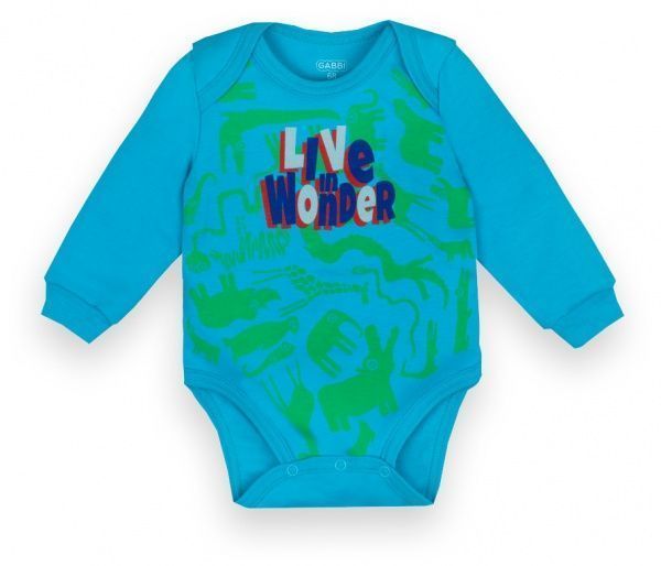 Боді Габбі Зооленд р.80 бірюзовий BD-20-21-2 