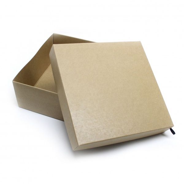 Коробка самосборная CooverBox крафт 23х23х9 см