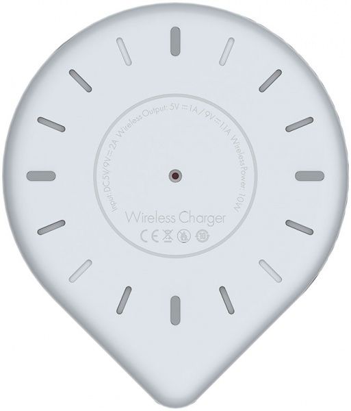 Беспроводное зарядное устройство ColorWay Qi Fast Charger (10W)& LED bedside lamp (CW-CHW20Q-WT)
