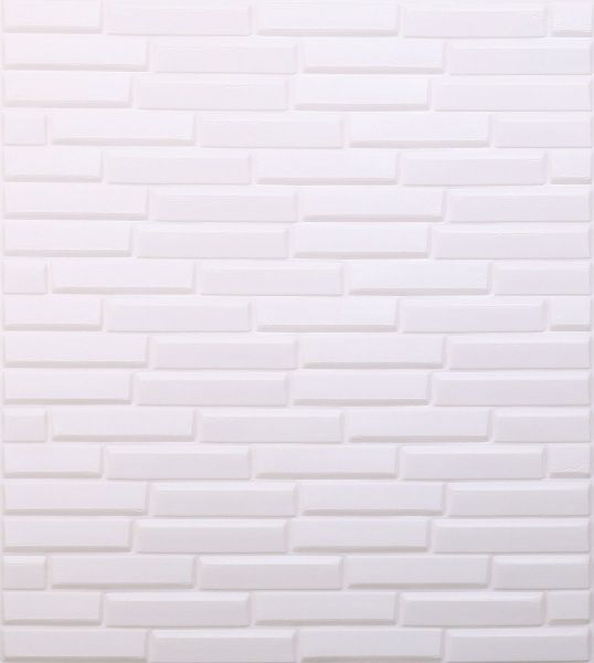 Декоративна панель кладка біла 770x700x8 мм 