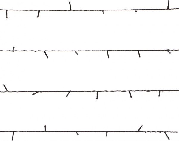Электрогирлянда линейная синяя с красным встроенный светодиод (LED) 120 ламп 12 м