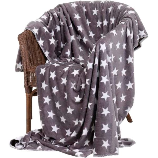 Плед Basic зірки/полоска 160x220 см різнокольоровий La Nuit 