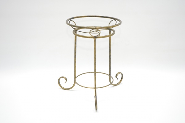 Подставка для растений Ferrum Decor ST2856 37х35x56 см античное золото 