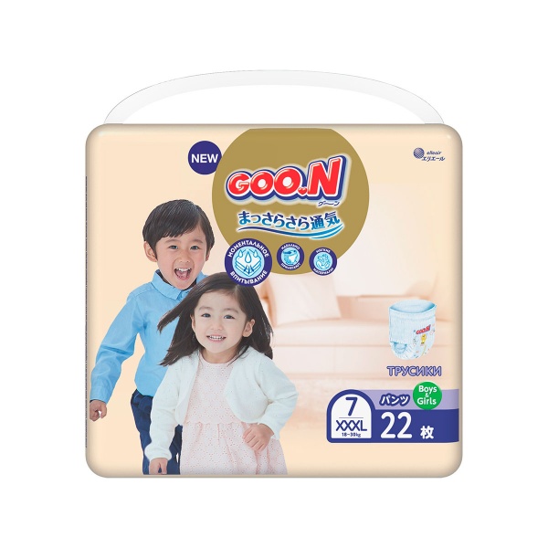 Підгузки-трусики Goon Premium Soft 18-30 кг 7 (3XL) 22 шт.