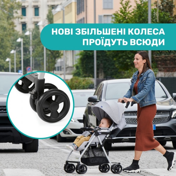 Коляска прогулочная Chicco Ohlala 3 Black Re-Lux 79733.56 