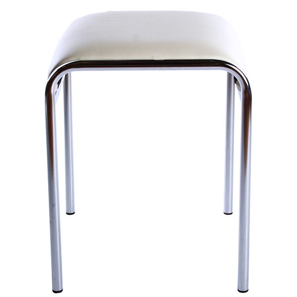 Стул Nowy Styl CADDY chrome (BOX) (CH) V-18 молочный / хром 