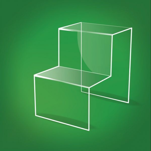 Подіум двоx'ярусний 250x222x229 мм