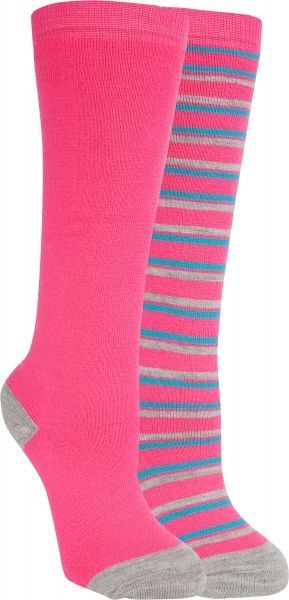 Носки McKinley Rigo jrs 2-pack McK 205956-909915 X-2527 Black/Green коралловый р.27-30