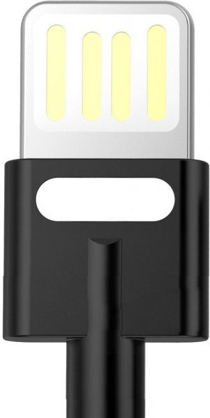 Кабель Nomi Lightning – USB 1 м черный (480527) dcpq 10i