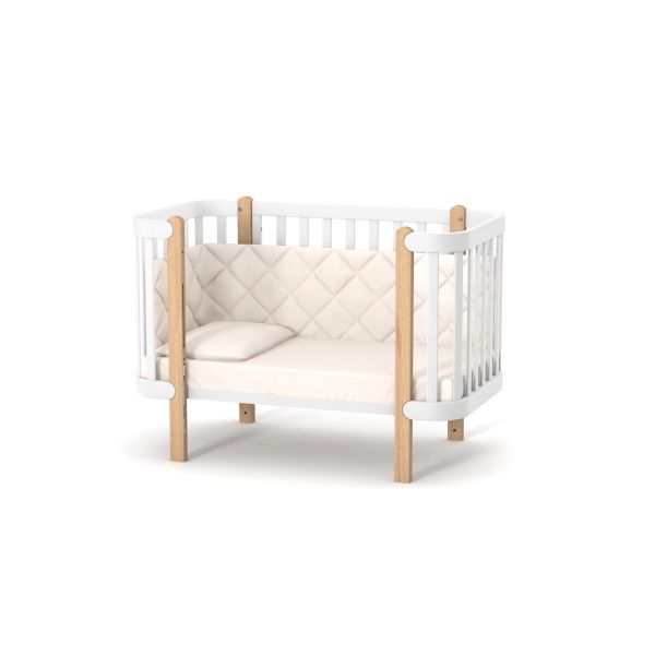 Кроватка детская Veres ЛД5 Монако капучино-белый 05.3.1.211.13