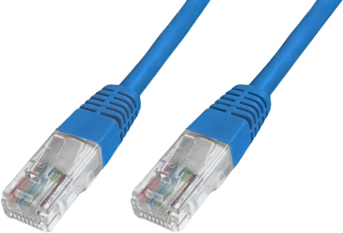 Патч-корд Digitus UTP 5е RJ 45 0.5 м blue (DK-1511-005/B) 