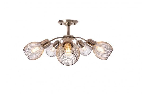 Люстра потолочная Altalusse INL-6143C-05 5x40 Вт E27 античная бронза 