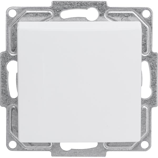 Выключатель одноклавишный Gunsan Visage без рамки без подсветки 16 А 250В IP20 белый