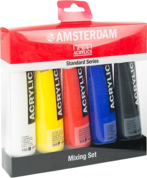 Набір фарб акрилових 5 кольорів 120 мл Amsterdam Standart Mixing Set Royal Talens