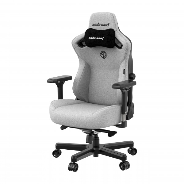 Кресло Anda Seat Кресло игровое Anda Seat Kaiser 3 Size XL Grey Fabric (AD12YDC-XL-01-G-PVF) серый 