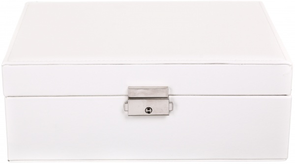 Шкатулка для украшений белый 23х17х9 см Savage