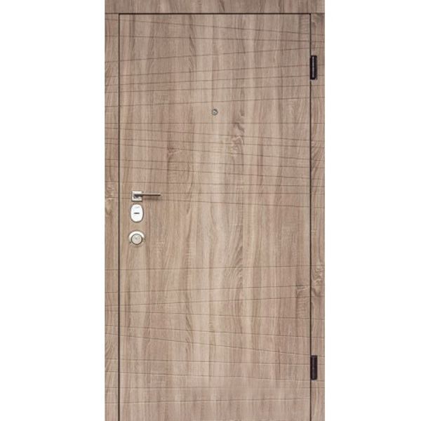 Двери металлические  Portal Sonata Сонома темная 2040x860x80 мм правые