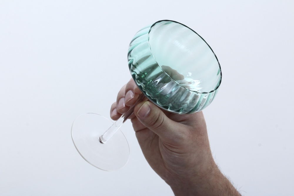 Бокал для шампанского Fiora Teal Blossom стекло 280 мл 1 шт.