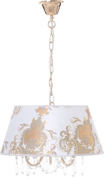 Люстра Arte Lamp Armonico 3x40 Вт E14 біло-золотистий 5008 