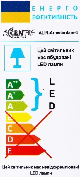 Спот Accento lighting ALIN-Armsterdam-4 4x4 Вт хром 