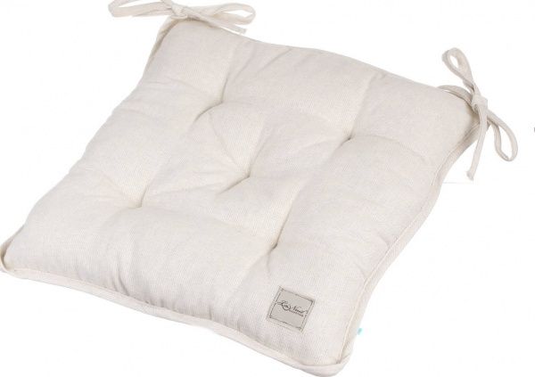 Подушка на стул 40х40 см Шарлотта натюрель La Nuit