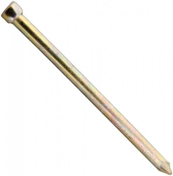 Цвяхи столярні  1.8x40 мм вага жовтий цинк