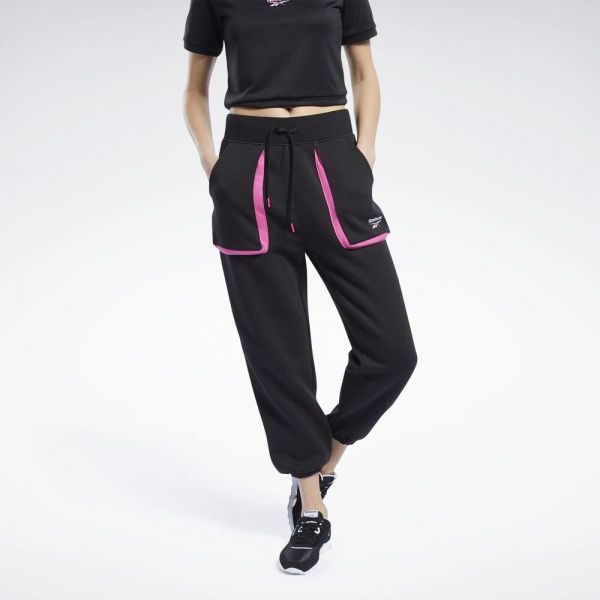 Брюки Reebok CL D JOGGER FT8131 р. XS черный