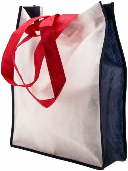 Экосумка ZOZ Великобритания белый с рисунком  