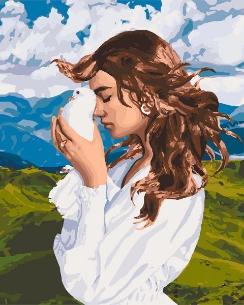 Картина по номерам Девичьи мысли Идейка 