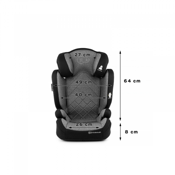 Автокрісло Kinderkraft Xpand чорний 00-00158333