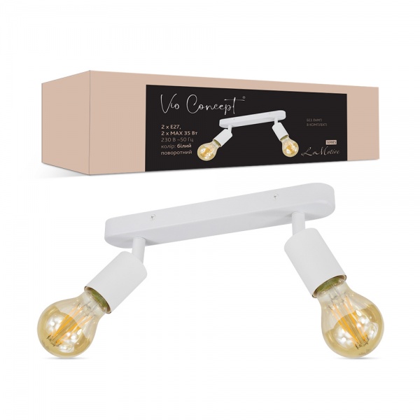 Спот Vio Concept LoMotive VC101-2 2x35 Вт E27 белый 