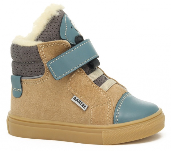 Ботинки для мальчиков BARTEK 11578002 р.26 бежевый 