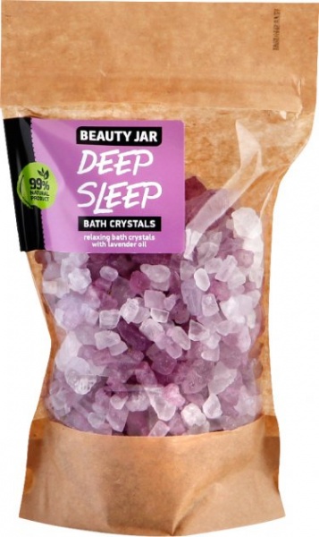 Соль для ванн Beauty Jar Deep Sleep кристаллы с лавандовым маслом 600 г