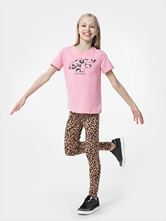 Футболка 4F TSHIRT F1008 4FJSS23TTSHF1008-56S р.134 рожевий