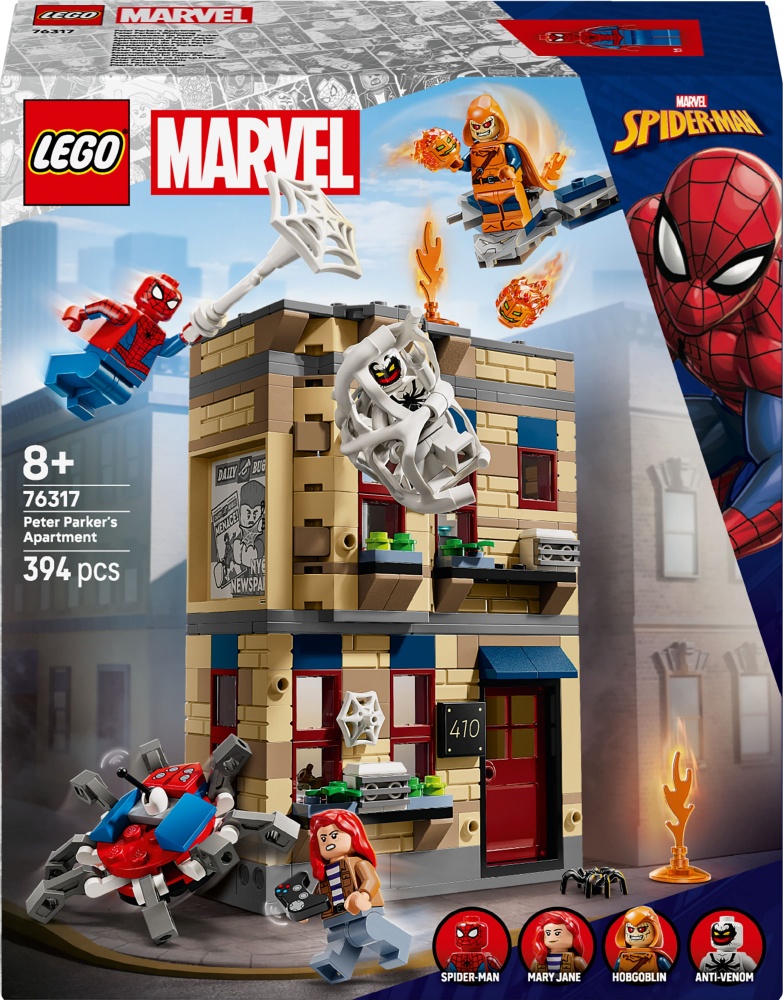 Конструктор LEGO Super Heroes Квартира Питера Паркера 76317