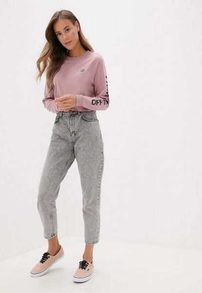 Футболка Vans CASTMORE LS CROP VA47WWUXQ S рожевий