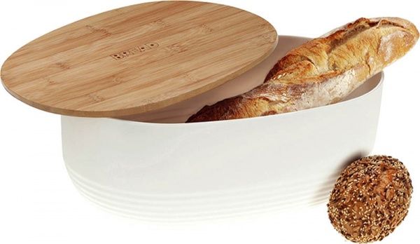 Хлебница Namur белая 37,5х23х14 см 12060 Kela