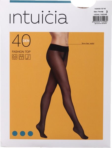 Колготки женские Интуиция Fashion top 40 den р. 3 телесный 