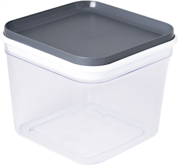 Ємність для сипучих ФІКС з сірою кришкою 0,6 л Flamberg