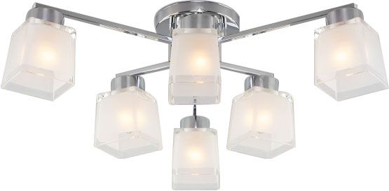 Люстра потолочная Delfi 6x60 Вт E27 хром 30162/6 