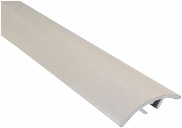 Порожек алюминиевый лестничный Olvis скрытый крепеж 30x1350 мм кремовый 